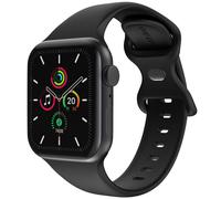 imoshion Bracelet en silicone? pour Apple Watch | 44/45/46/49 mm - Taille M/L - Noir