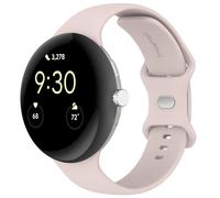 imoshion Bracelet en silicone? pour Google Pixel Watch 3 / 4 (45 mm) - Taille S - Rose