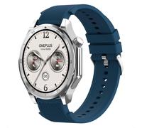 imoshion Bracelet en silicone pour la OnePlus Watch 3 / 2 / 2R / Oppo Watch X2 / X - Bleu foncé