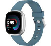 imoshion Bracelet en silicone pour le Fitbit Versa (2) / Versa Lite - Taille S - Bleu-gris