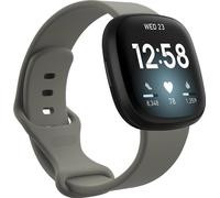 imoshion Bracelet silicone pour le Fitbit Versa 4 / 3 / Sense (2) - Gris foncé