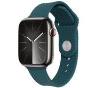 imoshion imoshion Bracelet en silicone tressé Watch Series 1 à 10 / SE / Ultra (2) (44/45/46/49 mm) Vert foncé