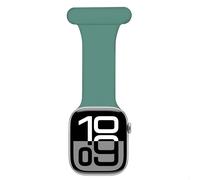 imoshion Bracelet infirmier en silicone pour Apple Watch Series 1 t/m 9 / SE (38/40/41 mm) | Series 10 / 11 (42 mm) - Vert
