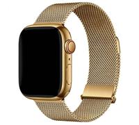 imoshion Bracelet magnétique milanais pour Apple Watch | 44/45/46/49 mm - Doré