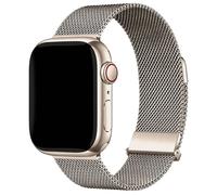 imoshion Bracelet magnétique milanais pour Apple Watch | 44/45/46/49 mm - Starlight