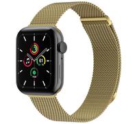 imoshion Bracelet magnétique milanais pour Apple Watch | 44/45/46/49 mm - Taille M - Doré