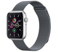 imoshion Bracelet magnétique milanais pour Apple Watch | 44/45/46/49 mm - Taille M - Gris foncé
