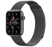 imoshion Bracelet magnétique milanais pour Apple Watch Series 1 - 11 / SE / Ultra (44/45/46/49 mm) - Taille S - Space Grey
