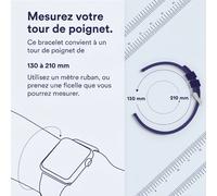 imoshion Bracelet magnétique milanais pour Google Pixel Watch 3 / 4 (45 mm) - Rose Gold