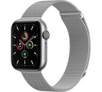 imoshion Bracelet magnétique milanais pour l'Apple Watch Series 1 à 9 / SE (38/40/41 mm) | Series 10 (42 mm) - Taille S - Argent