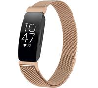 imoshion Bracelet magnétique milanais pour le Fitbit Inspire - Taille S - Rose Dorée