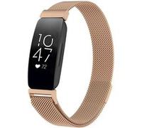 imoshion Bracelet magnétique milanais pour le Fitbit Inspire - Taille S - Rose Dorée