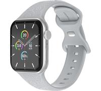imoshion Bracelet Mandala en silicone pour Apple Watch Series 1 à 9 / SE (38/40/41 mm) | Series 10 (42 mm) - Gris