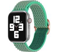 imoshion Bracelet nylon élastique pour l'Apple Watch Series 1-9 / SE - 38/40/41 mm / Series 10 - 42 mm - Turquoise