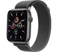 imoshion Bracelet Nylon Trail pour l'Apple Watch Series 1 à 10 / SE / Ultra (2) (44/45/46/49 mm) - Noir Gris