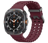 imoshion Bracelet Ocean en silicone pour Samsung Galaxy Watch Ultra (2024/2025) - Wine Red