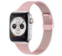 imoshion Bracelet pliant Milanese pour Apple Watch | 38/40/41/42 mm - Rose