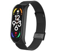 imoshion Bracelet pliant Milanese pour Xiaomi Mi Band 7 - Noir