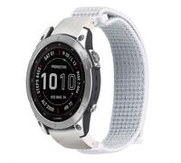 imoshion imoshion Bracelet QuickFit® en nylon Connexion Garmin 22 mm Blanc Blanc