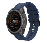 imoshion QuickFit® Line Bracelet en silicone pour la Garmin Watch | Connecteur 20 mm - Bleu foncé