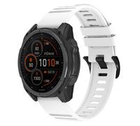 imoshion Bracelet QuickFit® Stripe en silicone pour Garmin Watch | 22 mm aansluiting - Blanc