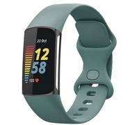 imoshion Bracelet silicone pour Fitbit Charge 5 / 6 - S - Olive Green