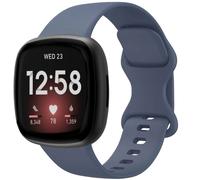 imoshion imoshion Bracelet silicone Fitbit Versa 4/ 3 / Sense (2) Bleu foncé Bleu foncé