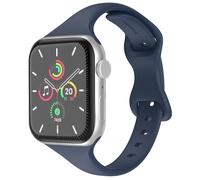 imoshion Bracelet en silicone fin pour l'Apple Watch Series 1-9 / SE (38/40/41 mm) | Series 10 (42 mm) - Bleu Marine