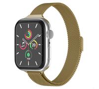 imoshion Bracelet slim Milanese pour Apple Watch Series 1 - 9 / SE (38/40/41 mm) | Series 10 / 11 (42 mm) - Doré