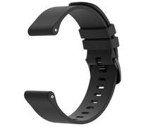 imoshion Bracelet sport en silicone avec boucle - Connexion universelle 22 mm - Noir