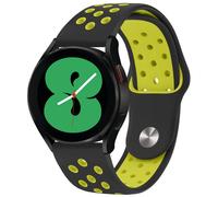 imoshion Bracelet sport en silicone - Connexion universelle 20 mm - Black & Neon Yellow