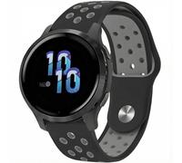 imoshion Bracelet sport en silicone - Connexion universelle 22 mm - Black / Grey