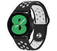 imoshion Bracelet sportif en silicone - Connexion universelle de 20 mm - Noir / Blanc