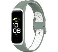 imoshion Bracelet sportif en silicone Samsung Galaxy Fit 2 - Vert / Blanc