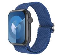 imoshion imoshion Bracelet tissé en nylon Watch Series 1 á 10 / SE / Ultra (2) (44/45/46/49 mm) Bleu Foncé Bleu foncé