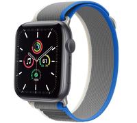 imoshion Bracelet Trail en nylon pour Apple Watch Series 1 t/m 9 / SE (38/40/41 mm) | Series 10 (42 mm) - Blue / Grey