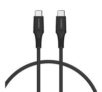 imoshion Braided USB-C vers câble USB-C - 0,5 mètre - Noir