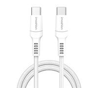 imoshion imoshion Braided USB-C vers câble USB-C 2 mètre Blanc Blanc