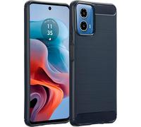 imoshion Brushed Backcover pour le Motorola Moto G34 - Bleu foncé