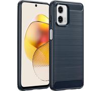 imoshion Brushed Backcover pour le Motorola Moto G73 - Bleu foncé