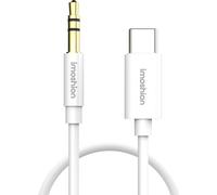 imoshion imoshion Câble AUX Câble audio 3,5 mm / Jack vers USB-C Mâle vers USB-C 1 mètre Blanc Blanc