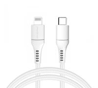 imoshion Câble Lightning vers USB-C - Non-MFi - Textile tressé - 2 mètres - Blanc