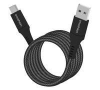 imoshion Câble tressé magnétique - USB-C vers USB-A - 1 mètre - Noir