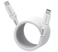 imoshion imoshion Câble tressé magnétique USB-C vers USB-C 1 mètre Blanc Blanc