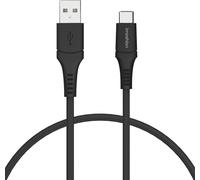 imoshion Braided USB-C vers câble USB - 0,5 mètre - Noir