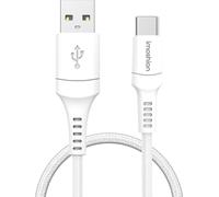 imoshion imoshion Braided USB-C vers câble USB-A 1 mètre Blanc