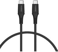 imoshion Câble tressé USB-C vers USB-C - 0,25 mètre - Noir