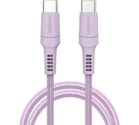imoshion Câble tressé USB-C vers USB-C - 2 mètres - Violet