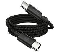 imoshion Câble USB-C vers USB-C Tressé 100 W - 1 mètre - Noir