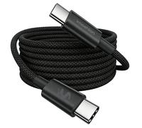 imoshion Câble USB-C vers USB-C Tressé 100 W - 2 mètres - Noir